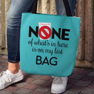 "Aucun de ce qui se trouve ici n'est dans mon sac