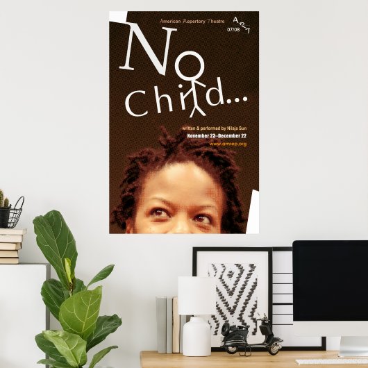 aucun enfant... affiche (Bureau à domicile)