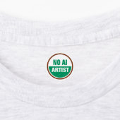 Aucun Étiquette de certification AI Art (Apposé)