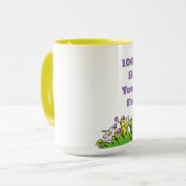 Aucun favori Tasse Combo jaune 15 oz (Devant gauche)