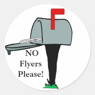 AUCUN Flyers S'Il Vous Plaît Sticker