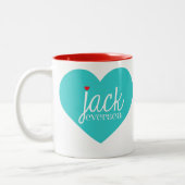 Aucun garçon que j'ai connu ! Tasse de coeur de (Gauche)