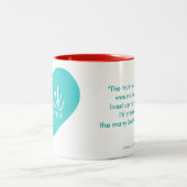 Aucun garçon que j'ai connu ! Tasse de coeur de (Centre)