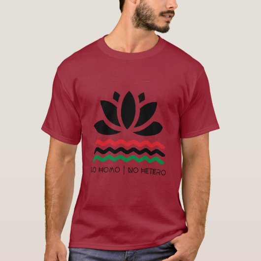 Aucun | homo aucun T-shirt hétéro Masc (Devant)