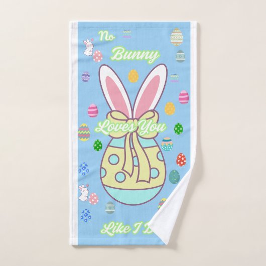 Aucun Lapin T'Aime Comme Moi (Serviette à main)