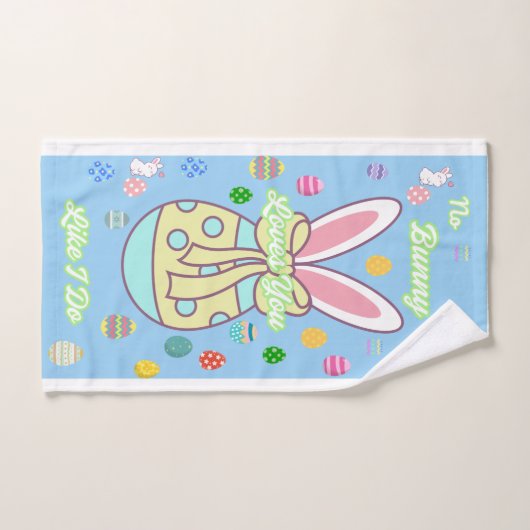 Aucun Lapin T'Aime Comme Moi (Serviette à main)