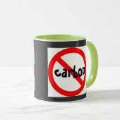 Aucun MUG carbone (Devant droit)