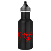 Aucun OGM Biodanger Avertissement Bouteille d'OGM (Droite)