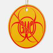 Aucun OGM Ornement Biodanger OGM Avertissement Déc (Gauche)