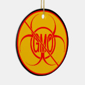 Aucun OGM Ornement Biodanger OGM Avertissement Déc (Droite)