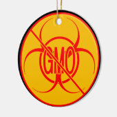 Aucun OGM Ornement Biodanger OGM Avertissement Déc (Gauche)