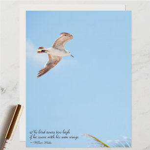 Aucun Oiseau Ne Sort Trop Haut Papier à mouette Se