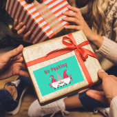 Aucun Peeking mignon Stick Étiquette cadeau Gnome 