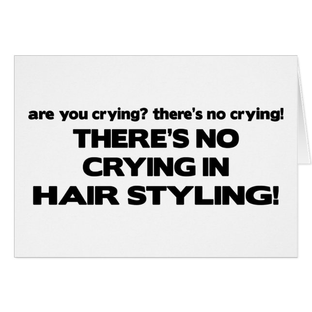 Aucun pleurer dans dénommer de cheveux (Devant horizontal)