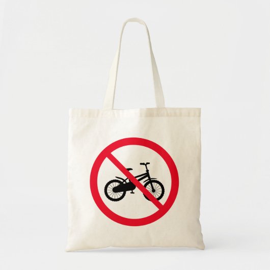 Aucun signe interdit à bicyclette | Sac fourre-tou (Devant)