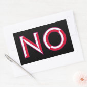 AUCUN Sticker rectangulaire (Enveloppe)