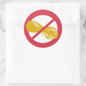 Aucun Stickers Alerte aux allergies alimentaires p (Sac)