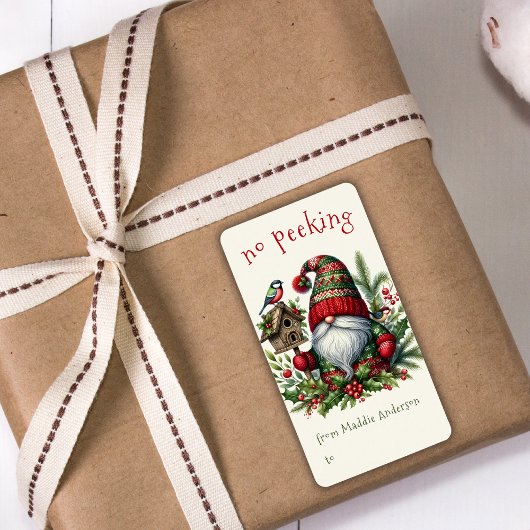 Aucun Stickers Gnome de Noël de Pékin