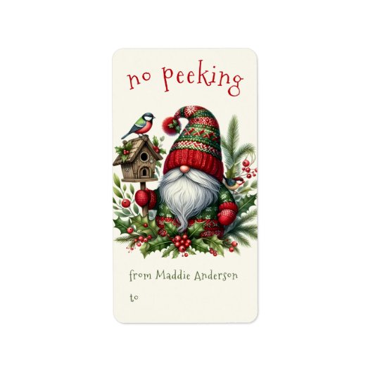 Aucun Stickers Gnome de Noël de Pékin (Devant)