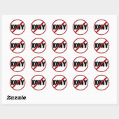 Aucun Stickers Kony (Feuille)