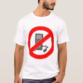 Aucun symbole de musique Mens T-shirt (Devant)