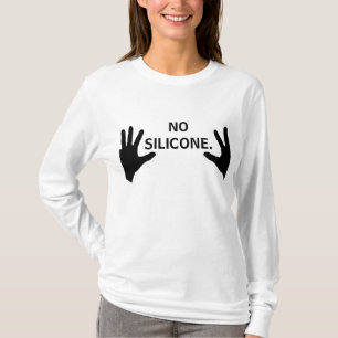 Aucun T-shirt de sein de silicone