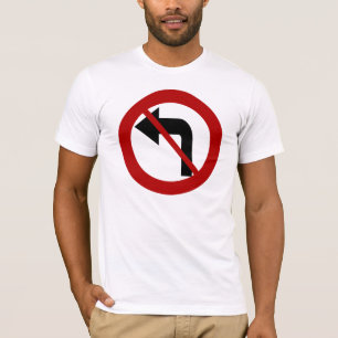 Aucun T-shirt de virage à gauche