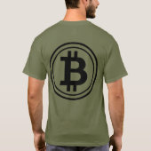 AUCUN T-shirt en cristal Bitcoin FOMO (Dos)