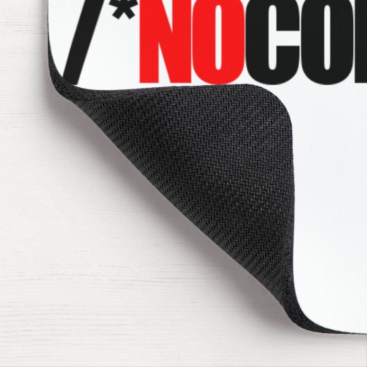 Aucun tapis de souris de commentaire (Coin)