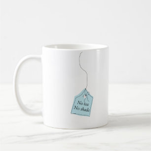 Aucun thé aucune tasse de thé ou de café d'ombr