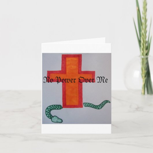 Aucune carte de note Power Over Me (Devant)