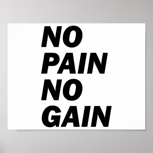 AUCUNE DOULEUR AUCUN POSTER DE GAIN (Devant)