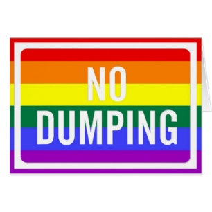 "Aucune" fierté de dumping de GLBT