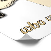 Aucune opinion Recherché Funny Poster (Coin)