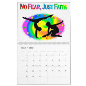 AUCUNE PEUR JUSTE LA FOI INSPIRER CALENDRIER GYMNA (Mar 2026)