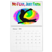 AUCUNE PEUR JUSTE LA FOI INSPIRER CALENDRIER GYMNA (Feb 2026)