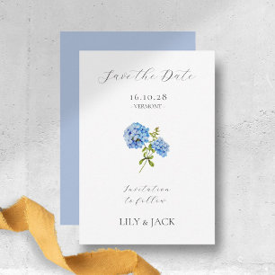 Aucune Photo Blue Hydrangea Enregistrer La Carte D