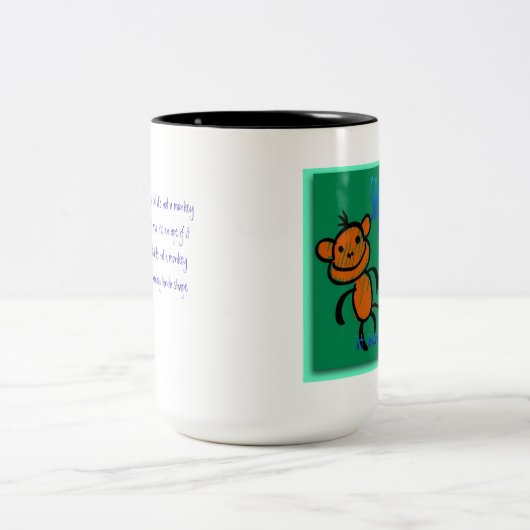 Aucune queue ? Pas un singe - tasse (Centre)