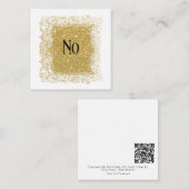 *~* AUCUNE relation AP63 Carte à note plate (Devant / Derrière)