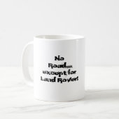 Aucune route excepté la tasse de Land Rover (Devant gauche)