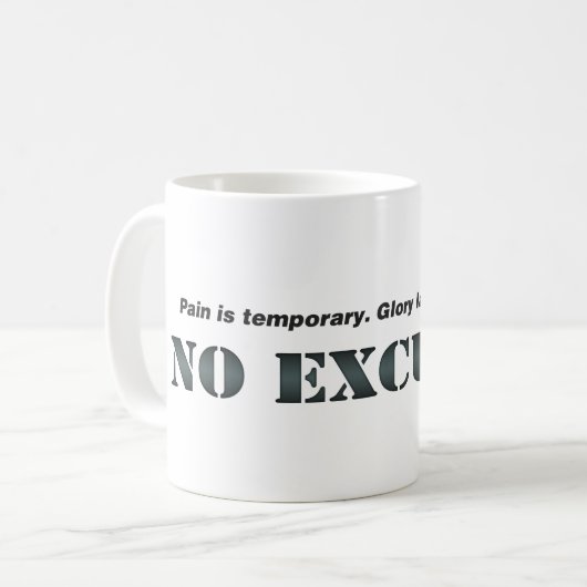 Aucune tasse 2 d'excuses (Devant gauche)