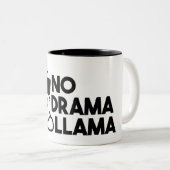 Aucune tasse de café de lama de drame (Devant droit)
