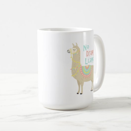 Aucune tasse de lama de drame (Devant droit)