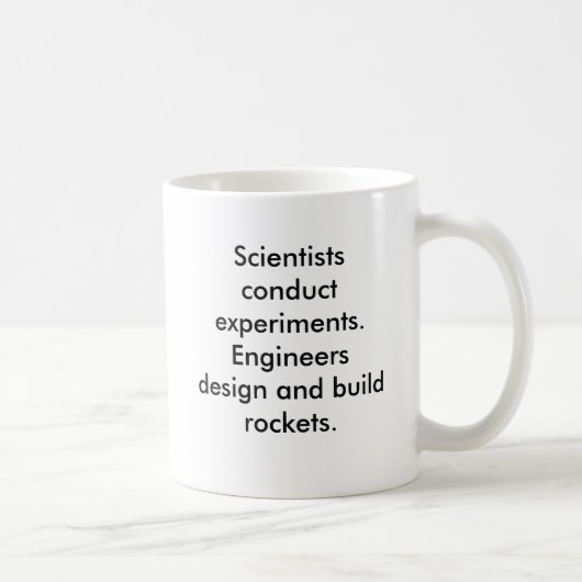 Aucune tasse de scientifiques de Rocket (Droite)
