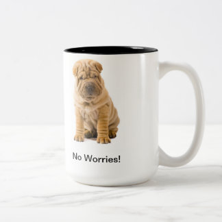 Aucune tasse de Shar-Pei d'inquiétudes