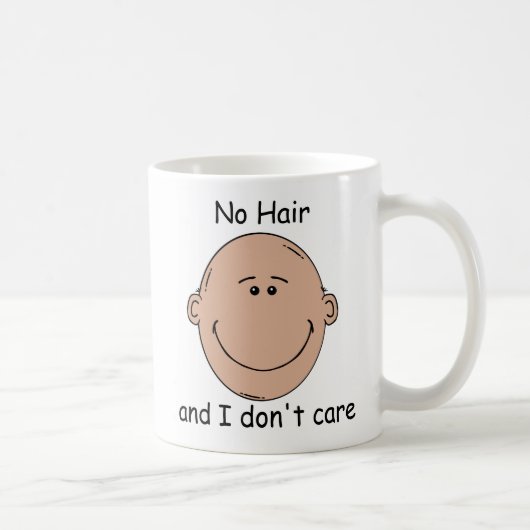 Aucuns cheveux, je ne m'inquiète pas - la tasse (Droite)