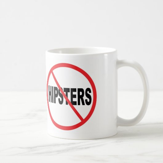 Aucuns hippies ! Tasse (Droite)