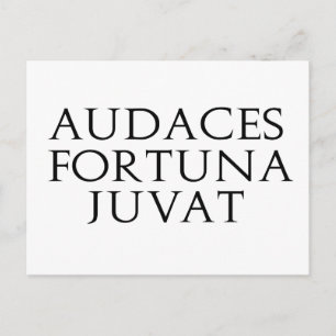Audaces Fortuna Juvat Briefkaart