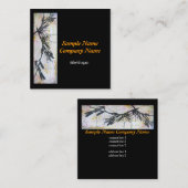 audacieux art design personnalisé cartes de visite (Devant / Derrière)