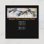 audacieux art design personnalisé cartes de visite (Dos)